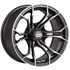 Picture of GTW® Spyder 12x7 Matte Gray Wheel (3:4 Offset), Picture 1