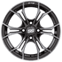 Picture of GTW® Spyder 12x7 Matte Gray Wheel (3:4 Offset), Picture 2