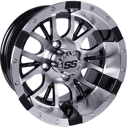 Picture of GTW 14x7 Machined Silver/Black Diesel Wheel