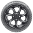 Picture of GTW® Blackhawk 14x7 Satin Black Wheel (3:4 Offset), Picture 2