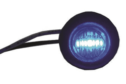 Picture of "Blue 3/4"" LED Round Light
