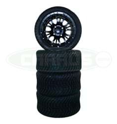 Picture of 12x7 Matte Black Diesel Wheel/215/35-12 GTW® Mamba Street Tire