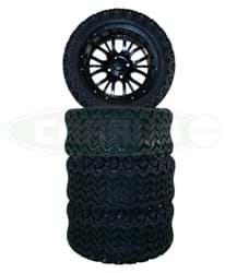 Picture of 14" GTW Spyder Wheel – Matte Gray/23x10-14 GTW® Predator A/T Tire