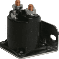 Picture of 12-volt, terminal, #124 series solenoid with silver contacts