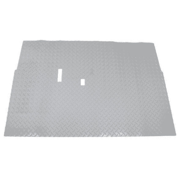Picture of Faux diamond plate floor mat, gray