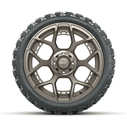 Picture of Set of (4) 15" MadJax® Flow Form Evolution Matte Bronze Wheels with GTW® Nomad Off Road Tires