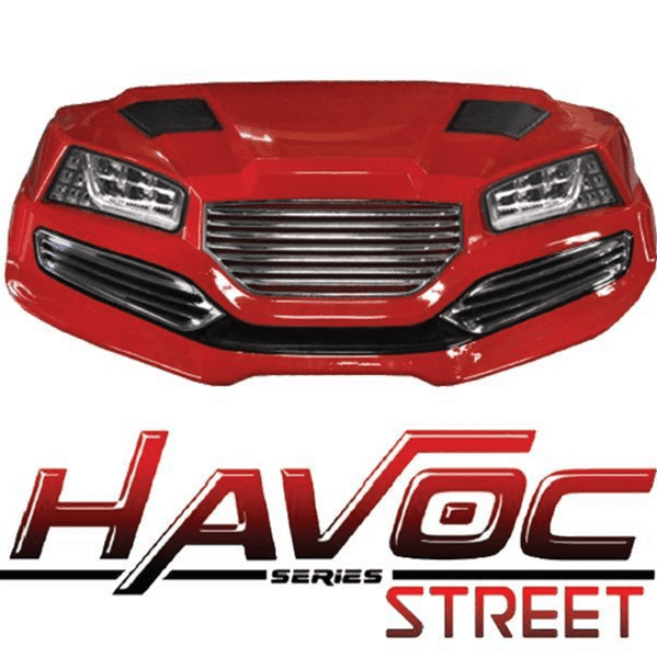 Picture of HAVOC Street Style Front Cowl Kit - Red