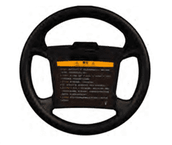 Picture of X2 steering wheel assembly (including cover)