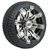 Picture of Set of (4) GTW® Tempest 10x7 Wheels Mounted on GTW® Street Tires (No Lift Required), Picture 1