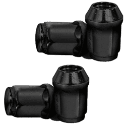 Picture of Black 4 Pack 12mm x 1.25 Metric Lug Nuts